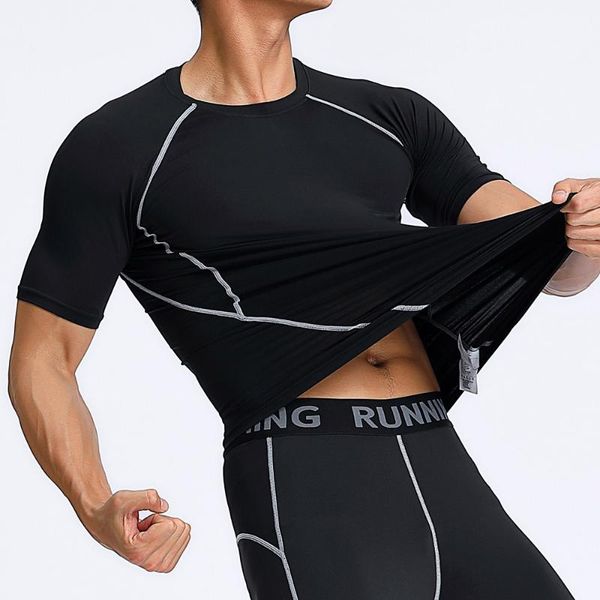 fitness t-shirts compression t shirt training men workout quick drying sport gym clothing running short sleeve 2021 jerseys, Black;blue
fitness t-shirts compression t shirt training men workout quick drying sport gym clothing running short sleeve 2021 jerseys, Black;blue