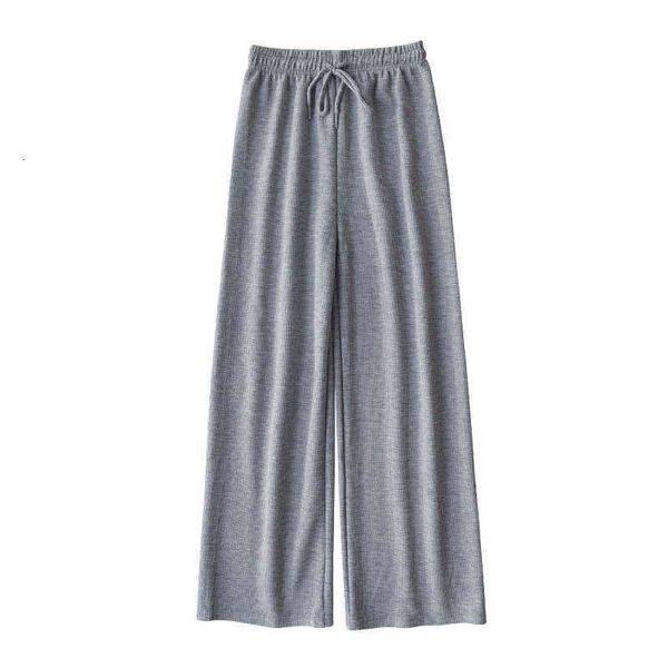 waffle sweatpants women's spring 2021 loose high waist slim casual versatile wide leg straight pants, Black;white
waffle sweatpants women's spring 2021 loose high waist slim casual versatile wide leg straight pants, Black;white
