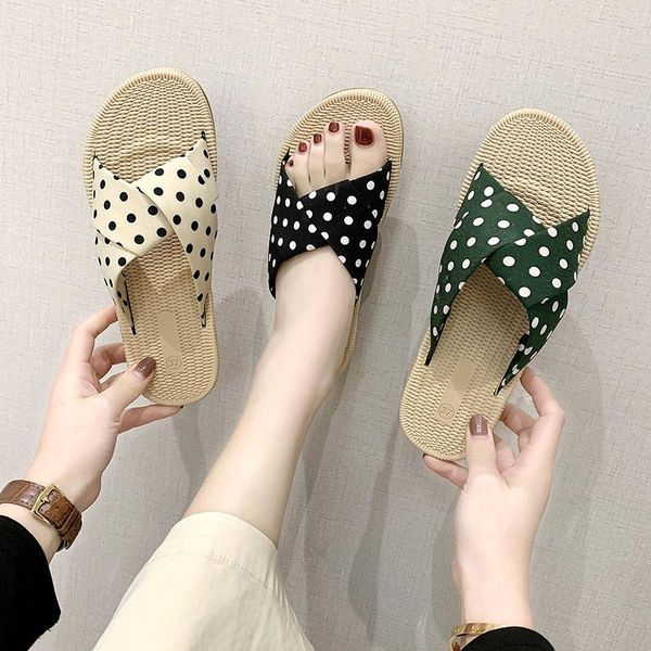 cute girl polka dot women home slippers summer sandals ladies indoor house shoes mujer, Black
cute girl polka dot women home slippers summer sandals ladies indoor house shoes mujer, Black