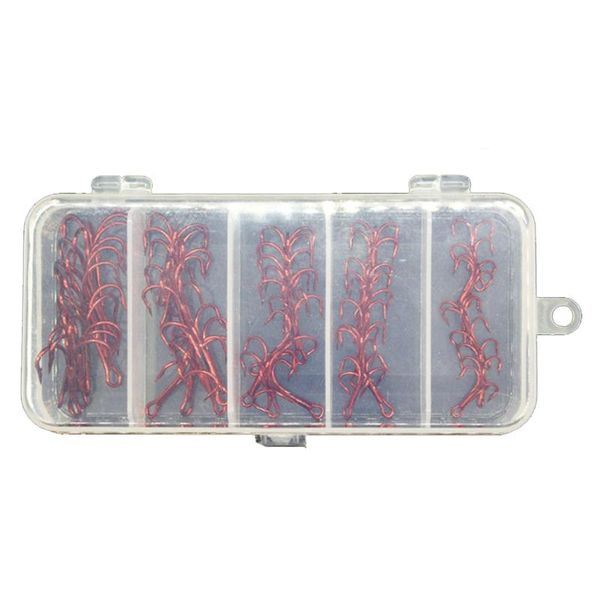 fishing hooks t4mf 50pcs/box treble kit high carbon steel sharp round bend strong barbed
fishing hooks t4mf 50pcs/box treble kit high carbon steel sharp round bend strong barbed