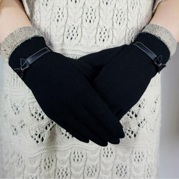 five fingers gloves feitong 2021 cotton bow women winter warm with velvet driving mittens full finger screen windproof patchwork thick, Blue;gray
five fingers gloves feitong 2021 cotton bow women winter warm with velvet driving mittens full finger screen windproof patchwork thick, Blue;gray