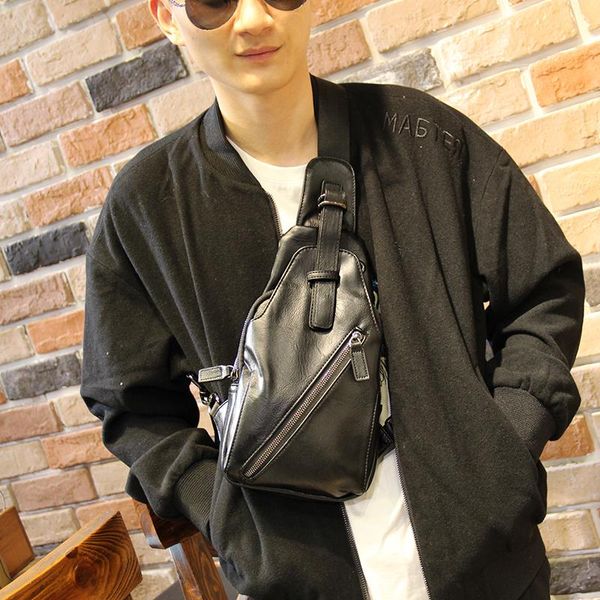 xiao.p est men's business pu leather chest pack fashion casual single shoulder bag sports simple crossbody waist bags
xiao.p est men's business pu leather chest pack fashion casual single shoulder bag sports simple crossbody waist bags