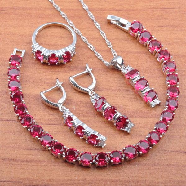 wedding jewelry sets 2021 925 silver rose red cubic zirconia jewelrry for women earrings necklace bracelet ring js0155, Slivery;golden
wedding jewelry sets 2021 925 silver rose red cubic zirconia jewelrry for women earrings necklace bracelet ring js0155, Slivery;golden