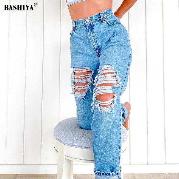 fashion vintage ripped hole pencil long pants solid loose jeans women spring summer casual high waist denim streetwears women's, Blue
fashion vintage ripped hole pencil long pants solid loose jeans women spring summer casual high waist denim streetwears women's, Blue