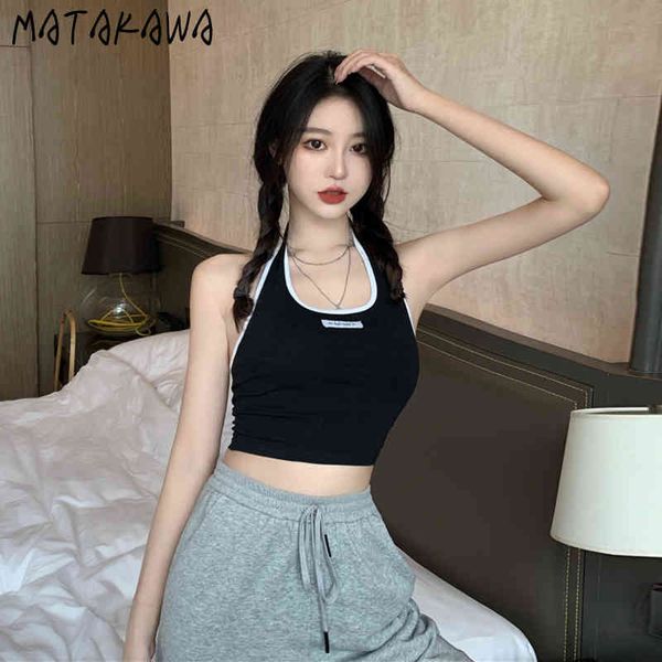 matakawa short halter-neck tank women spring base camis beautiful back camisole 210513, White
matakawa short halter-neck tank women spring base camis beautiful back camisole 210513, White