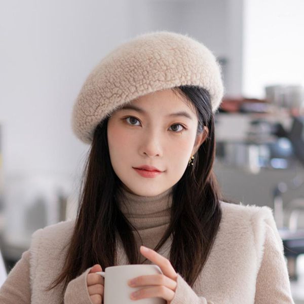 berets 2021 women fashion winter luxury fur elegant beret hat grain fleece decorative hand hooked autumn ladies, Blue;gray
berets 2021 women fashion winter luxury fur elegant beret hat grain fleece decorative hand hooked autumn ladies, Blue;gray