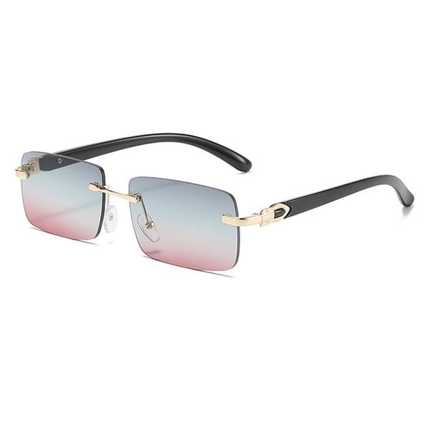 sunglasses rimless men colorful gradient color ocean lens sun glasses women square retro eyewear female, White;black
sunglasses rimless men colorful gradient color ocean lens sun glasses women square retro eyewear female, White;black