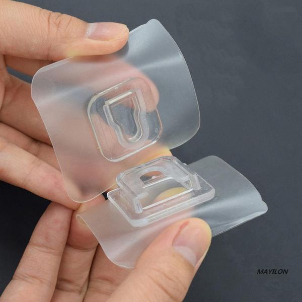 hooks & rails 5/10 pairs double-sided adhesive kitchen wall hook hanger strong transparent storage sucker for bathroom
hooks & rails 5/10 pairs double-sided adhesive kitchen wall hook hanger strong transparent storage sucker for bathroom