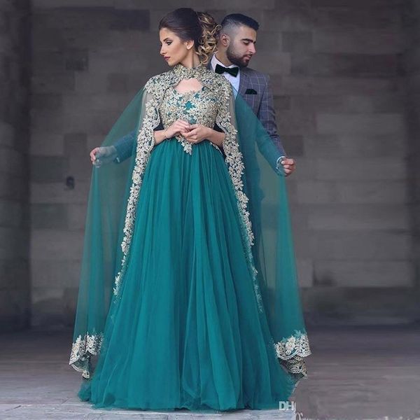 elegant arabic style evening dress with cape lace appliques tulle a-line long prom gown for formal occasions custom made, Black;red
elegant arabic style evening dress with cape lace appliques tulle a-line long prom gown for formal occasions custom made, Black;red