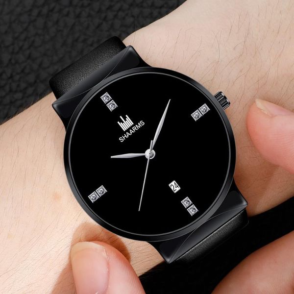wristwatches men sports watches men's quartz date clock man/women casual watch business (small dial no work b3719, Slivery;brown
wristwatches men sports watches men's quartz date clock man/women casual watch business (small dial no work b3719, Slivery;brown