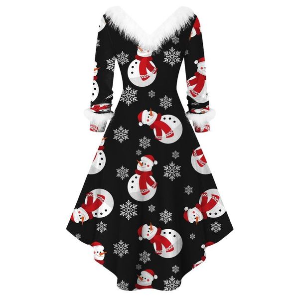 casual dresses autumn winter dress 2021 women christmas faux-plush panel long sleeve v collar asymmetrical party plus size clothing, Black;gray
casual dresses autumn winter dress 2021 women christmas faux-plush panel long sleeve v collar asymmetrical party plus size clothing, Black;gray