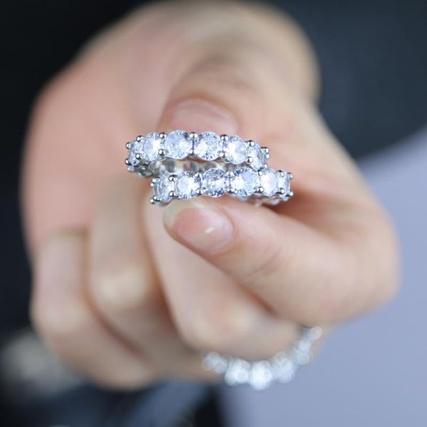 5mm bling cz stones ring for women lady silver color shinny crystal finger band elegant jewelry wedding party gift rings, Slivery;golden
5mm bling cz stones ring for women lady silver color shinny crystal finger band elegant jewelry wedding party gift rings, Slivery;golden