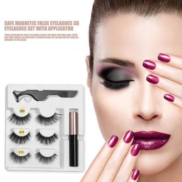 false eyelashes 3d magnetic eyeliner set long lasting mink waterproof eye lashes extension reusable beauty make up tool
false eyelashes 3d magnetic eyeliner set long lasting mink waterproof eye lashes extension reusable beauty make up tool