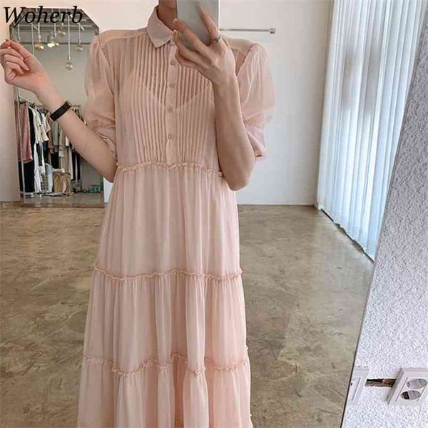 vintage solid girls dress elegant pleated ruffle long dresses women all match chic retro party vestidos summer 210519, Black;gray
vintage solid girls dress elegant pleated ruffle long dresses women all match chic retro party vestidos summer 210519, Black;gray