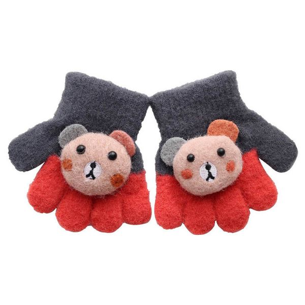 children's mittens fashion gloves knitted girls accessories winter cute cartoon five-finger boys baby outdoor refers to keep warm 0-18m, White
children's mittens fashion gloves knitted girls accessories winter cute cartoon five-finger boys baby outdoor refers to keep warm 0-18m, White