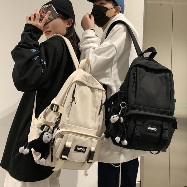backpack large capacity men women school shoulder bags female tooling backpacks for teens harajuku 14inch laptop
backpack large capacity men women school shoulder bags female tooling backpacks for teens harajuku 14inch laptop