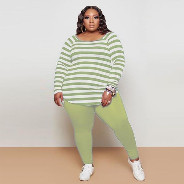 plus size tracksuits fall women clothing street wear casual o neck striped long sleeved tight pants suit 5xl wholesale drop, Black
plus size tracksuits fall women clothing street wear casual o neck striped long sleeved tight pants suit 5xl wholesale drop, Black