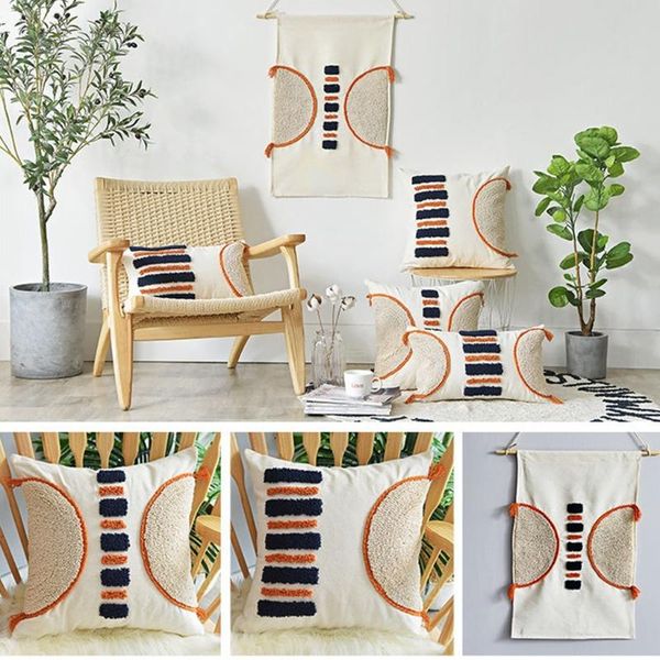 handmade tufted pillow ethnic weave cushion home decor backrest boho for sofa bed couch decorative textile
handmade tufted pillow ethnic weave cushion home decor backrest boho for sofa bed couch decorative textile