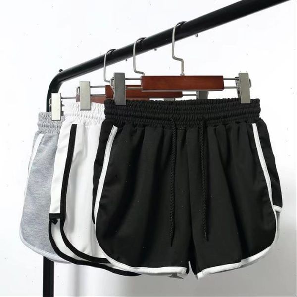 women shorts womens high waist side striped drawstring fitness black white loose female summer beach sweatpants clothes, White;black
women shorts womens high waist side striped drawstring fitness black white loose female summer beach sweatpants clothes, White;black