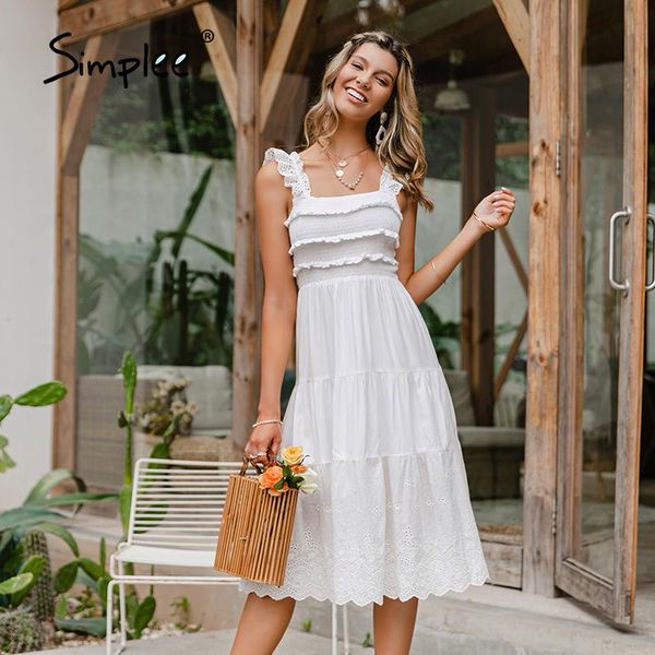 simplee casual summer white spaghetti strap women dress 2021 elegant ruffled sleeveless maxi sundress high waist a-line vestidos dresses, Black;gray
simplee casual summer white spaghetti strap women dress 2021 elegant ruffled sleeveless maxi sundress high waist a-line vestidos dresses, Black;gray
