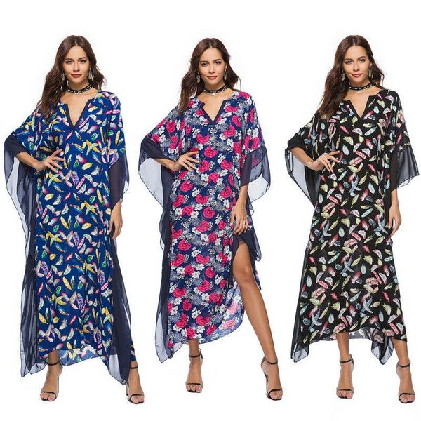 casual dresses women loose dress long sundress evening party batwing sleeve straight, Black;gray
casual dresses women loose dress long sundress evening party batwing sleeve straight, Black;gray