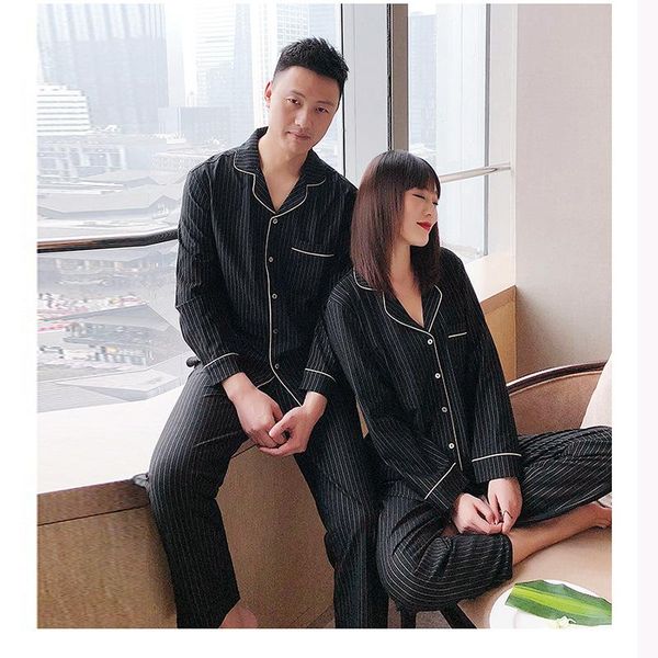 roman cloth spring and autumn long sleeve trousers viscose pajamas men's women's suit lapel home lovers two piece pants, White
roman cloth spring and autumn long sleeve trousers viscose pajamas men's women's suit lapel home lovers two piece pants, White