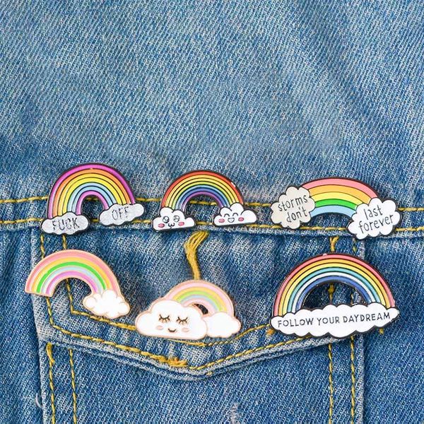pins, brooches fashion jewelry creative rainbow bridge brooch pin suit dripping metal denim bag accessories available gift, Gray
pins, brooches fashion jewelry creative rainbow bridge brooch pin suit dripping metal denim bag accessories available gift, Gray