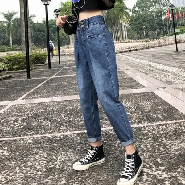 women's jeans loose korean old pants haran carrot spring and autumn 2021 ladies non-stretch high waist, Blue
women's jeans loose korean old pants haran carrot spring and autumn 2021 ladies non-stretch high waist, Blue