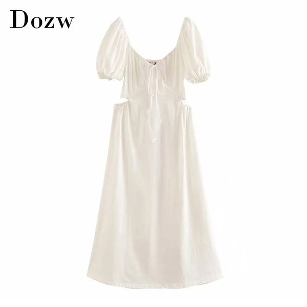 summer cotton white dress women bow tie loose midi dresses lady hollow out backless chic knee length dress sundress 210414, Black;gray
summer cotton white dress women bow tie loose midi dresses lady hollow out backless chic knee length dress sundress 210414, Black;gray