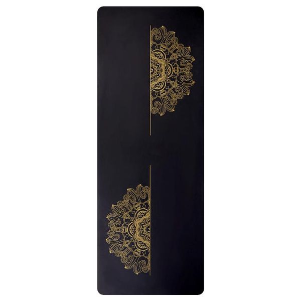 5mm pu rubber yoga mat 68cm widened thickened golden mandala with position line non slip for pilates fitness mats
5mm pu rubber yoga mat 68cm widened thickened golden mandala with position line non slip for pilates fitness mats