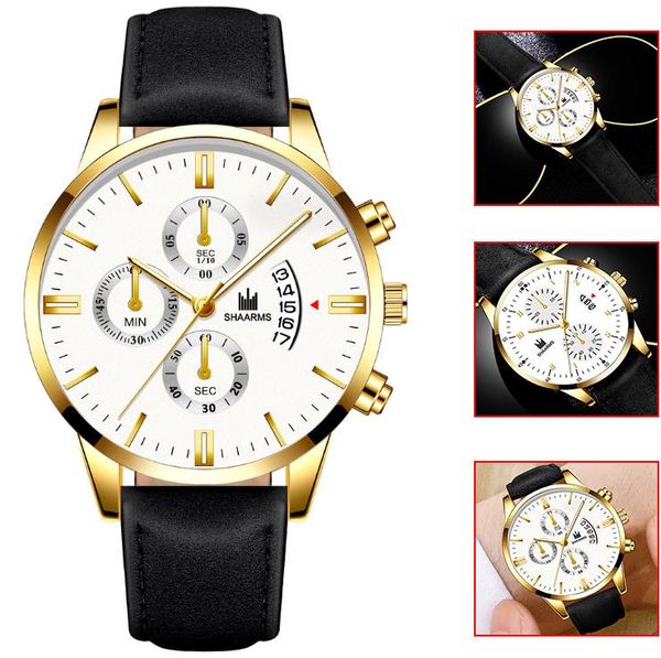 wristwatches 2021 relogio masculino watches men classic sport stainless steel case leather band watch quartz business wristwatch reloj hombr, Slivery;brown
wristwatches 2021 relogio masculino watches men classic sport stainless steel case leather band watch quartz business wristwatch reloj hombr, Slivery;brown