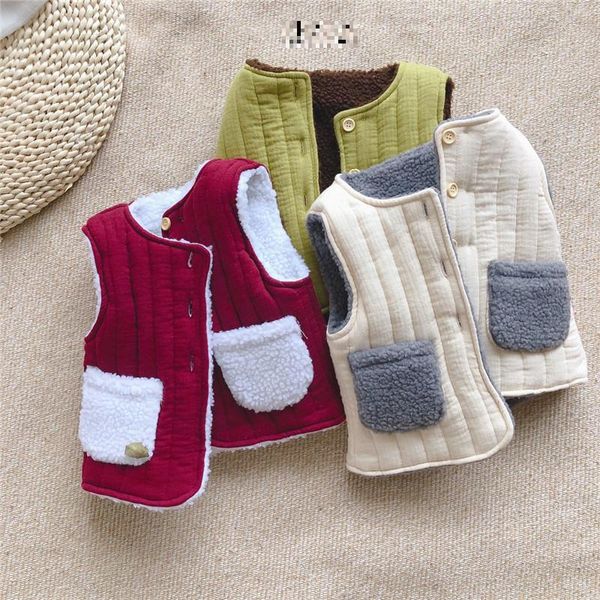 waistcoat kids clothes toddler sleeveless jacket boys vest fleece winter warm double sided children plush for baby girl, Camo
waistcoat kids clothes toddler sleeveless jacket boys vest fleece winter warm double sided children plush for baby girl, Camo