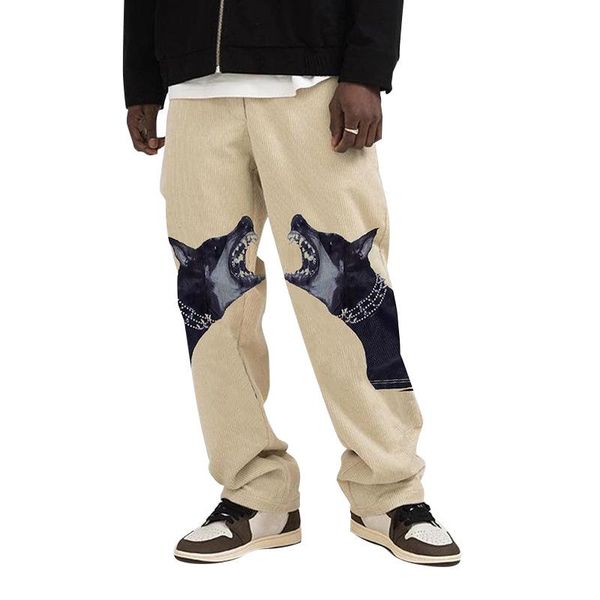 Men's Pants 2021 Autumn European And American Printed Long Tube Casual Warm Loose, Black
Men's Pants 2021 Autumn European And American Printed Long Tube Casual Warm Loose, Black