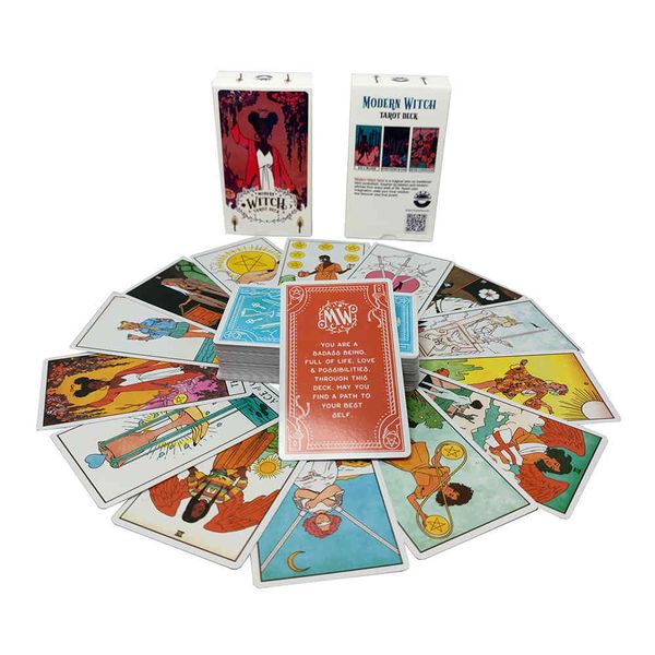 the modern witch tarot deck. feminist cards for beginners with guid.. rider waite . deck
the modern witch tarot deck. feminist cards for beginners with guid.. rider waite . deck