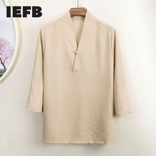 iefb chinese style men's hanfu collar causal big size loose t-shirt for male spring summer cotton linen 9y6048 210524, White;black
iefb chinese style men's hanfu collar causal big size loose t-shirt for male spring summer cotton linen 9y6048 210524, White;black