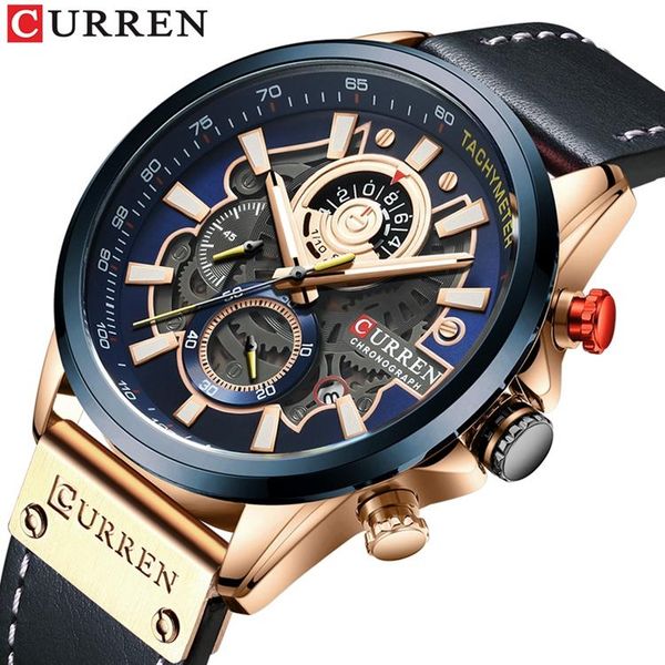wristwatches 2021 curren 8380 men's watch fashion quartz waterproof multifunction wristwatch calendar sport men, Slivery;brown
wristwatches 2021 curren 8380 men's watch fashion quartz waterproof multifunction wristwatch calendar sport men, Slivery;brown