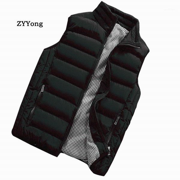 men's vests 2021 brand clothing vest jacket mens autumn winter thicken warm sleeveless casual waistcoat blue black plus size veste homm, Black;white
men's vests 2021 brand clothing vest jacket mens autumn winter thicken warm sleeveless casual waistcoat blue black plus size veste homm, Black;white