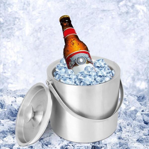 ice buckets and coolers 3l thick stainless steel insulation bucket beer barrel wine bottle cooler utensils
ice buckets and coolers 3l thick stainless steel insulation bucket beer barrel wine bottle cooler utensils