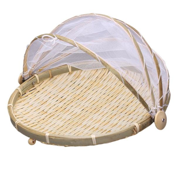 1pc hand woven bug proof basket fruit vegetable bread cover bamboo with gauze dustproof picnic (khaki siz storage baskets
1pc hand woven bug proof basket fruit vegetable bread cover bamboo with gauze dustproof picnic (khaki siz storage baskets