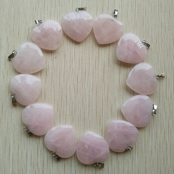 25mm rose quartz heart natural stone charms pendants for necklace jewelry making, Bronze;silver
25mm rose quartz heart natural stone charms pendants for necklace jewelry making, Bronze;silver