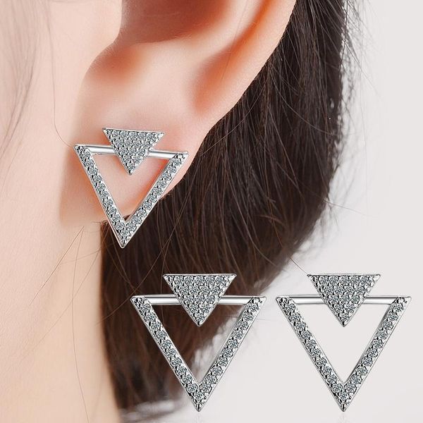 ch-895 sterling silver needles personality geometric triangle stud earrings fashion light luxury zircon jewelry wholesale female, Golden;silver
ch-895 sterling silver needles personality geometric triangle stud earrings fashion light luxury zircon jewelry wholesale female, Golden;silver