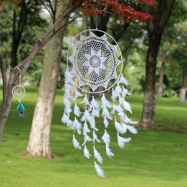 wind chimes feather crafts dream net catcher brown handmade dreamcatcher for wall car hanging valentine's day gift decorative objects &
wind chimes feather crafts dream net catcher brown handmade dreamcatcher for wall car hanging valentine's day gift decorative objects &
