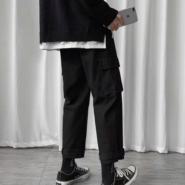 casual pants loose pockets elastic waist solid simple plus size 3xl ins adjustable mens korean style harajuku all-match ulzzang, Black
casual pants loose pockets elastic waist solid simple plus size 3xl ins adjustable mens korean style harajuku all-match ulzzang, Black