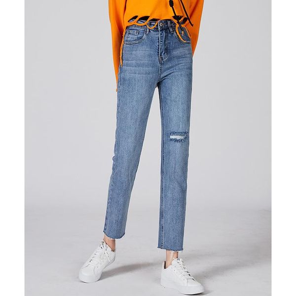 women's jeans boyfriend straight pants active washing leisure high waist slim hole 2021 vintage streetwear, Blue
women's jeans boyfriend straight pants active washing leisure high waist slim hole 2021 vintage streetwear, Blue