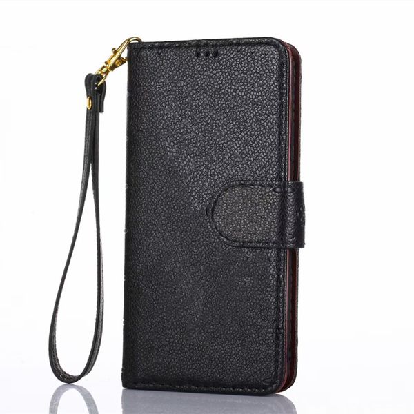 

Fashion Designer Wallet Phone Cases for iPhone 15 15pro 14 14pro 13 13pro 12 12pro 11 pro max Xs XR Xsmax 7 8 plus Embossed Leather Card Holder Cellphone Cover, L4-black