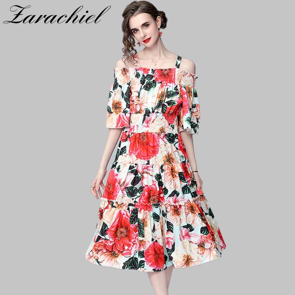 summer fashion runway bohemian dress women flare sleeve spaghetti strap red floral printed tiered holiday elegant dresses 210416, Black;gray
summer fashion runway bohemian dress women flare sleeve spaghetti strap red floral printed tiered holiday elegant dresses 210416, Black;gray