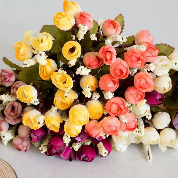 decorative flowers & wreaths 15 heads fake roses flower bract simulation silk rose for home wedding party festival
decorative flowers & wreaths 15 heads fake roses flower bract simulation silk rose for home wedding party festival