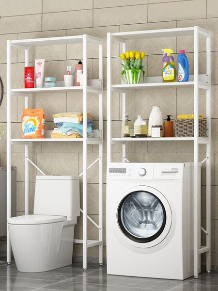 hooks & rails punch-toilet storage rack simple installation rear floor bathroom washing machine upper
hooks & rails punch-toilet storage rack simple installation rear floor bathroom washing machine upper