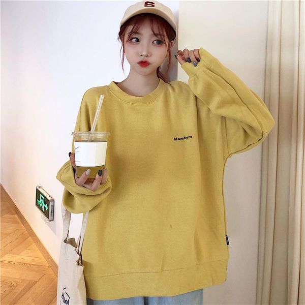 women's hoodies & sweatshirts sougen harajuku hoodie women pullover crewneck sweatshirt spring autumn casual loose long sleeve hip, Black
women's hoodies & sweatshirts sougen harajuku hoodie women pullover crewneck sweatshirt spring autumn casual loose long sleeve hip, Black