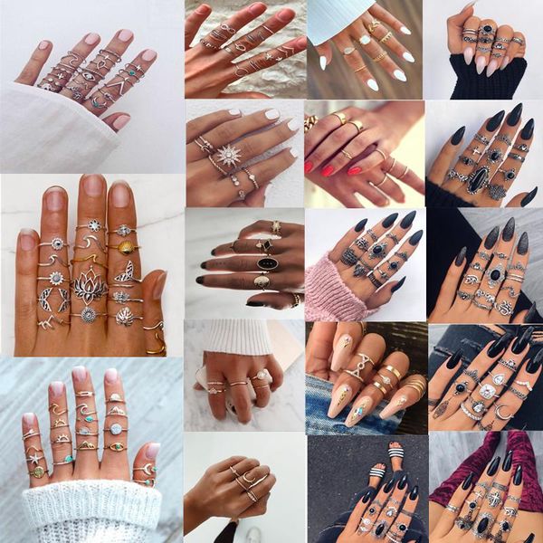 wedding rings trendy boho knuckle ring set for women crystal geometric finger fashion bohemian party jewelry gift, Slivery;golden
wedding rings trendy boho knuckle ring set for women crystal geometric finger fashion bohemian party jewelry gift, Slivery;golden